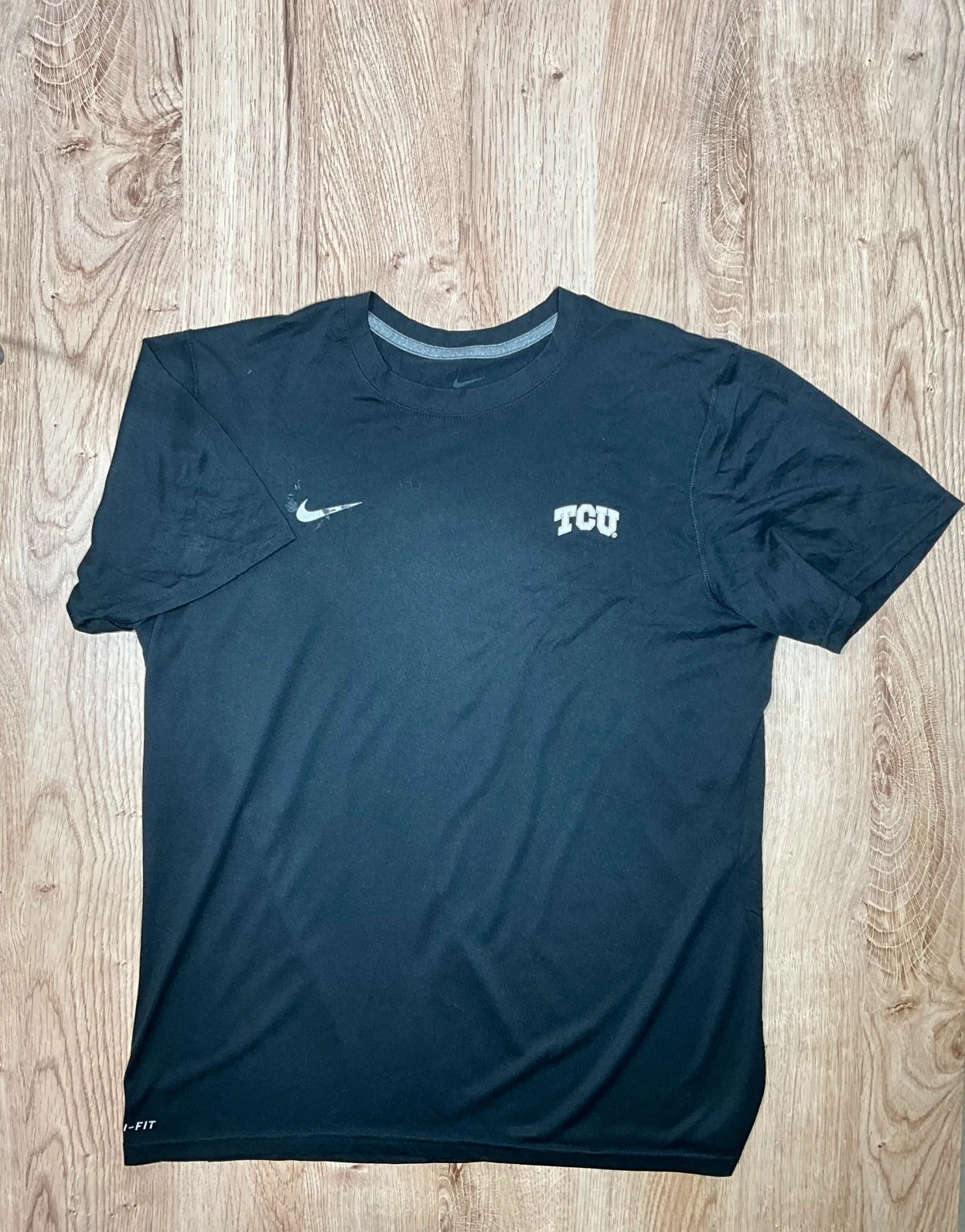 T-shirt Nike TCU Dri-Fit Sport Noir Taille 42 Homme – photo 2